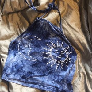 sun and moon crop top